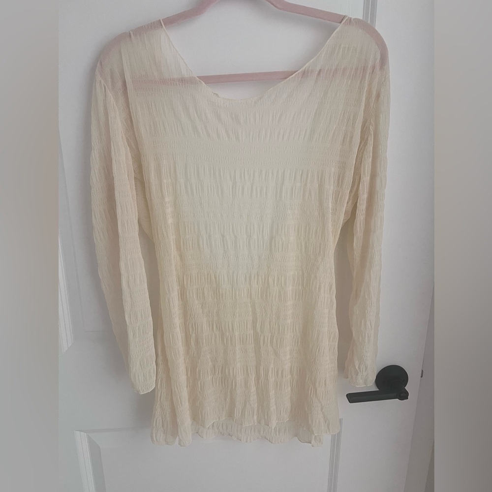 Women’s Cream Coverup Dress‎